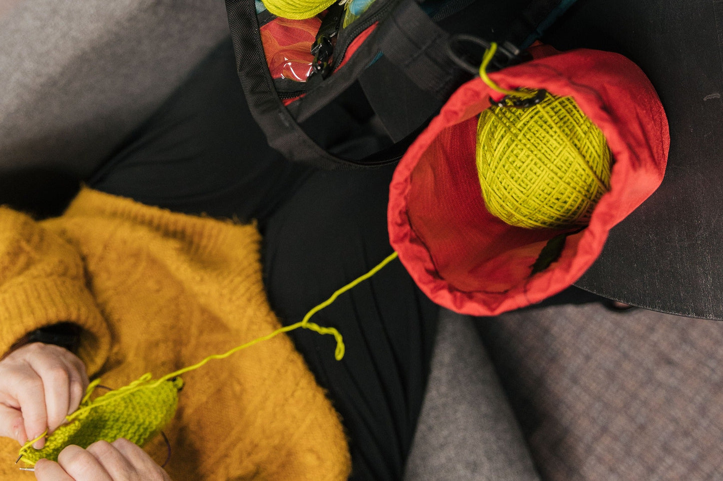 Small Yarn Stuff Sack
